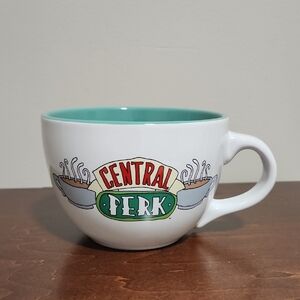 Friends Central Perk White and Green Coffee Mug Large